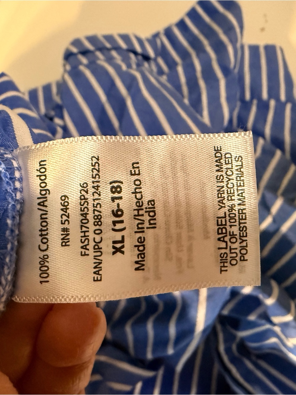 Blue & White Striped Midi Dress - Classic Shirt Dress - Picture 13 of 15